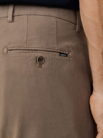 Coupe slim Pantalon chino ' Kensington ' Hackett London en marron