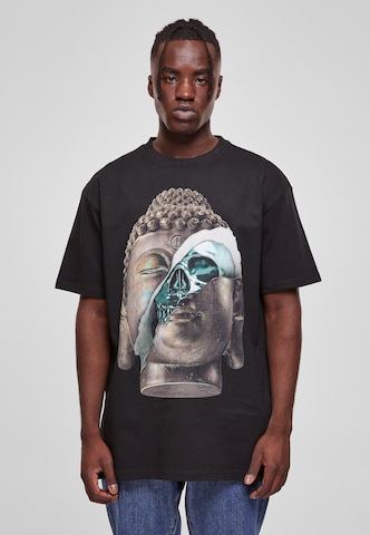 Forgotten Faces Shirt 'Buddha' in Black: front