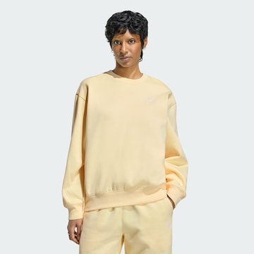 Felpa 'Essentials' di ADIDAS ORIGINALS in giallo: frontale