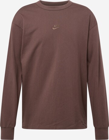 Nike Sportswear Bluser & t-shirts i brun: forside