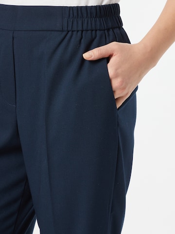 ESPRIT Regular Trousers with creases in Blue