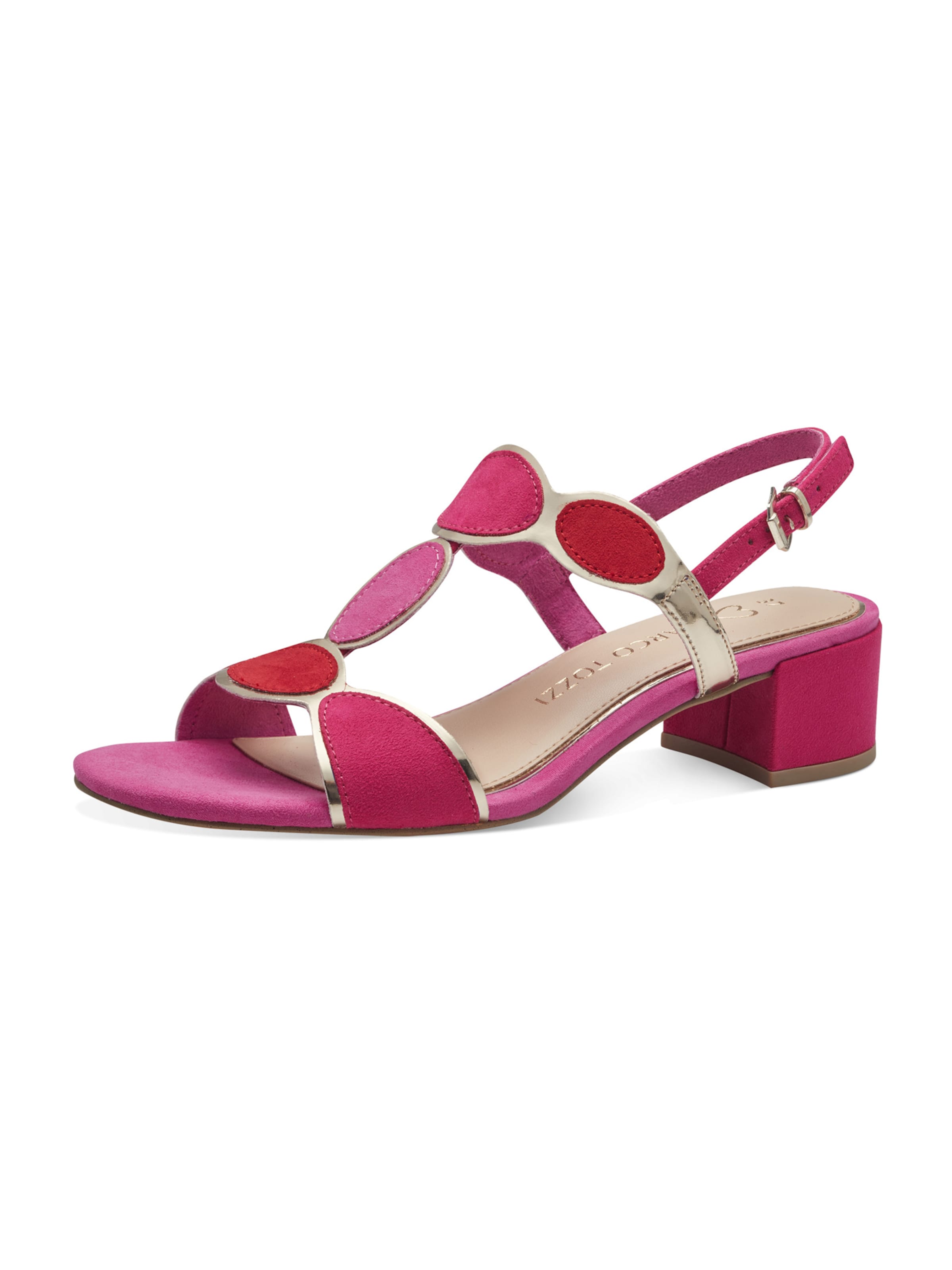 MARCO TOZZI Strap Sandals in Pink: front