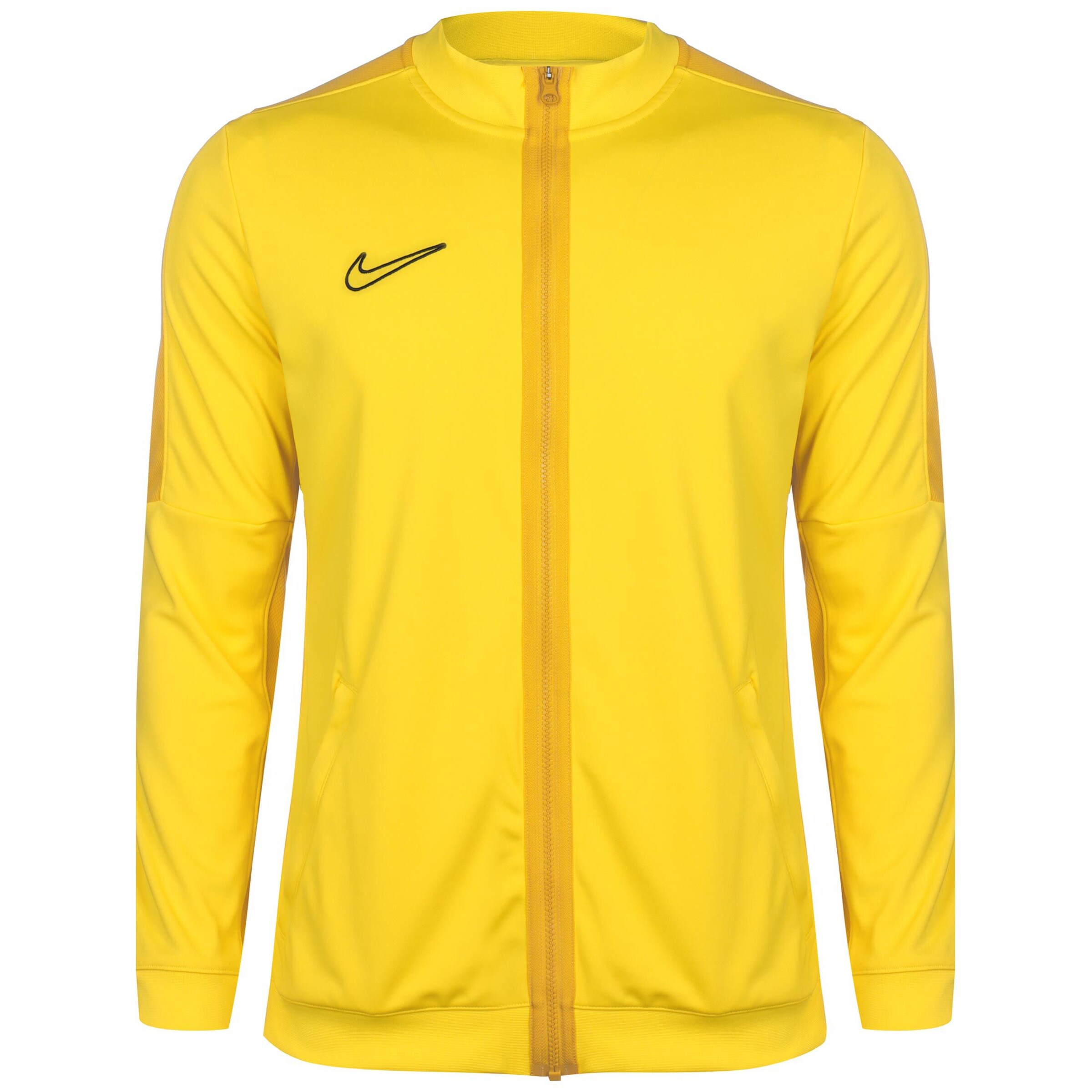NIKE Sportsweatjacke 'Academy 23' in Gelb: Vorderseite
