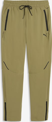 PUMA Sportbroek in Groen: voorkant