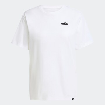 ADIDAS SPORTSWEARTehnička sportska majica - bijela boja: prednji dio