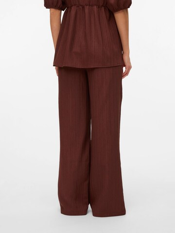 MAMALICIOUS Wide leg Trousers in Brown