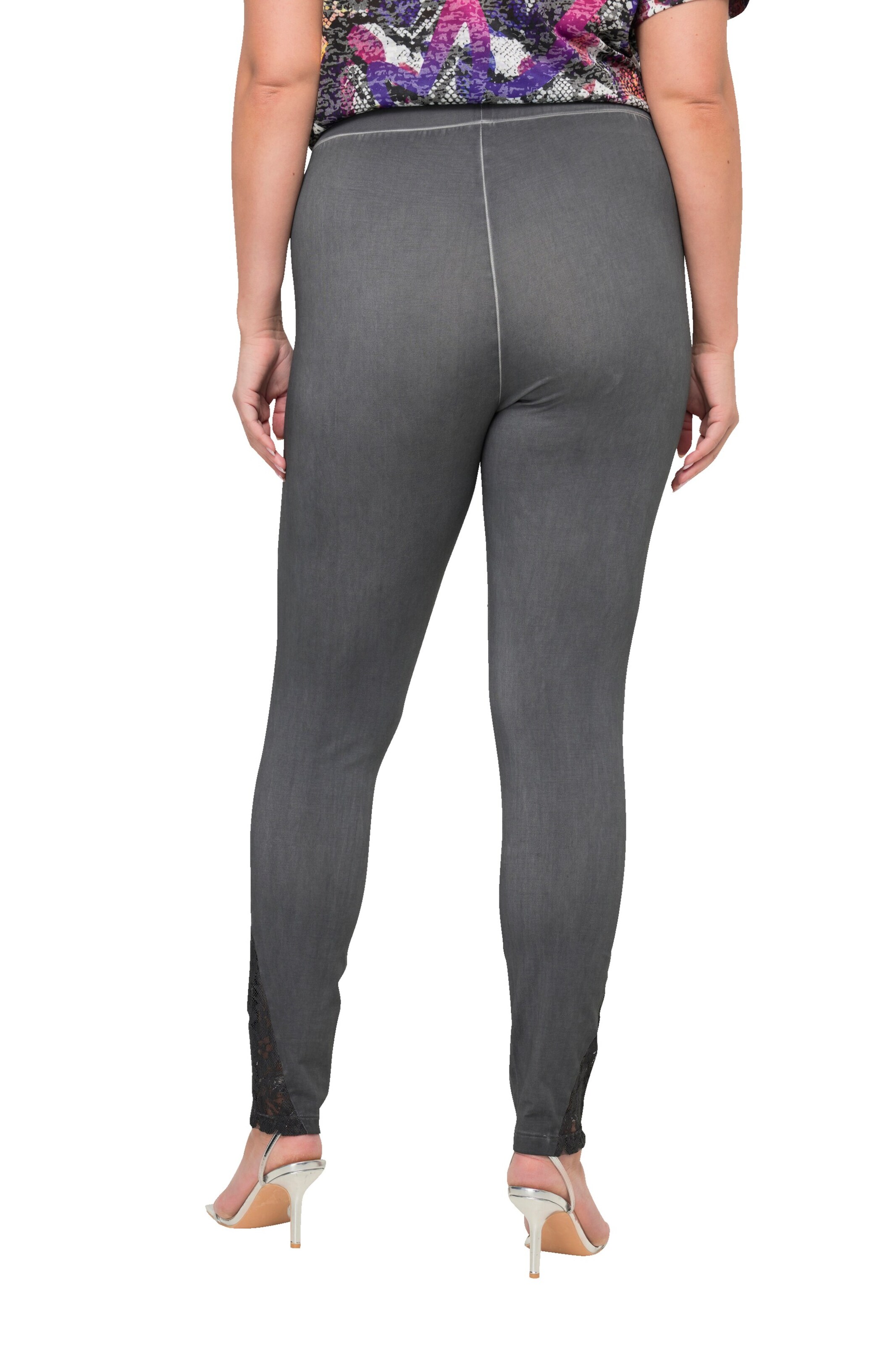 MIAMODA Skinny Trousers in Grey