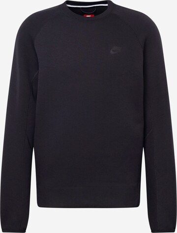 Nike Sportswear Sweatshirt in Zwart: voorkant