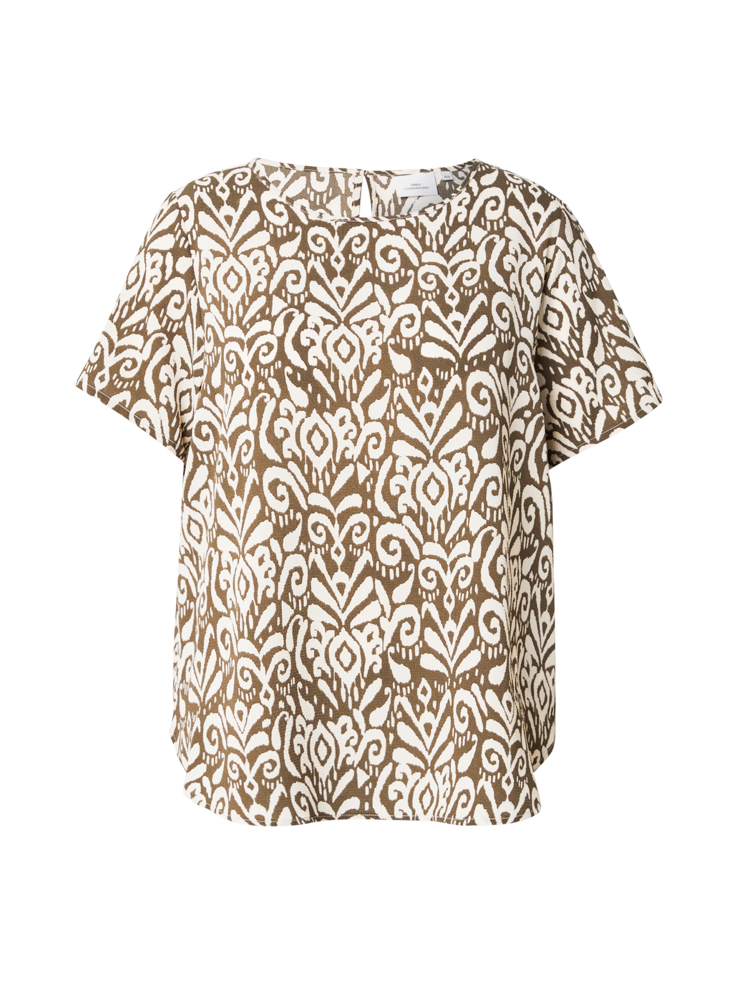 ONLY Carmakoma Блуза 'CARVICA' в зелено: отпред