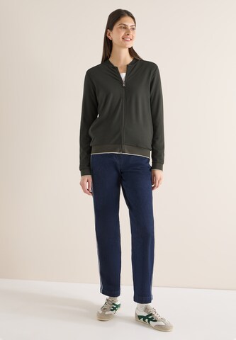 CECIL Sweatjacke in Grün