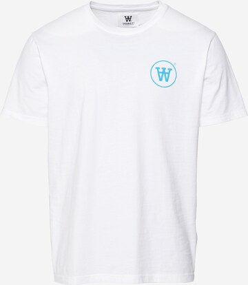 WOOD WOOD - Camiseta 'Ace' en blanco: frente