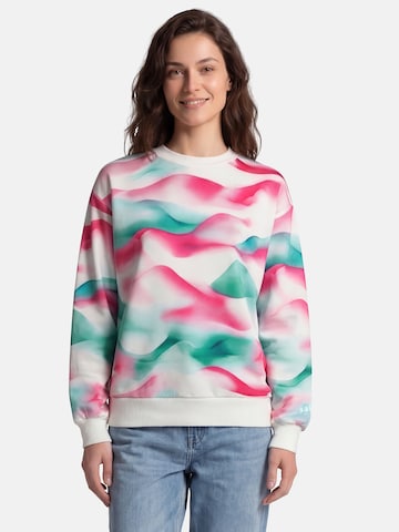 Sweat-shirt 'Akschen' salzhaut en mélange de couleurs : devant