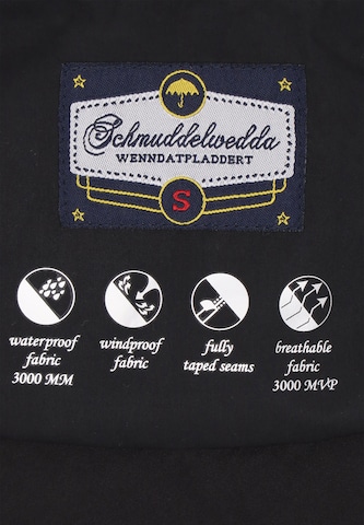 Schmuddelwedda Functionele mantel in Zwart