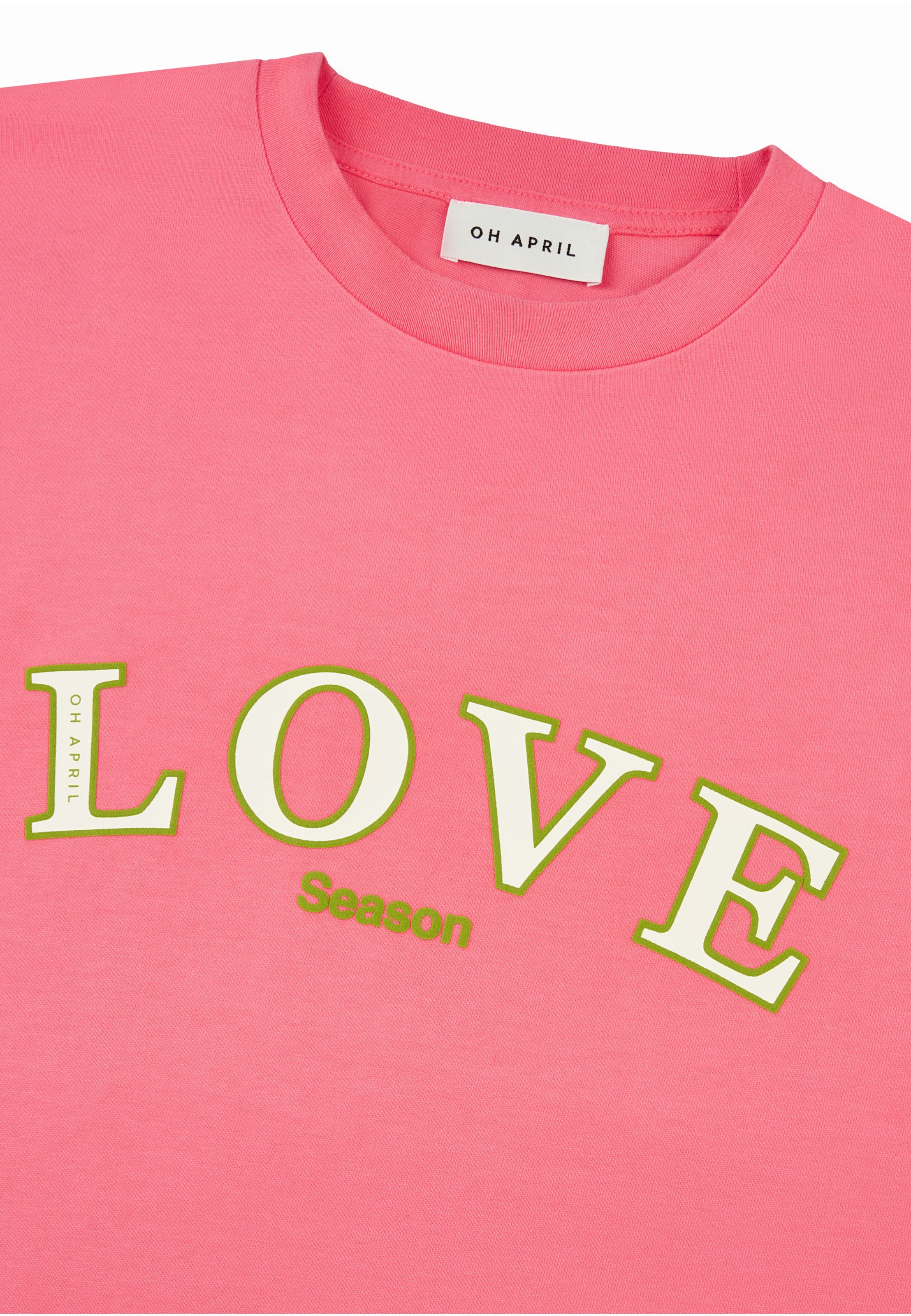 Maglietta 'Love' di OH APRIL in rosa