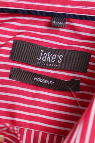 JAKE*S Button Up Shirt in M in Pink