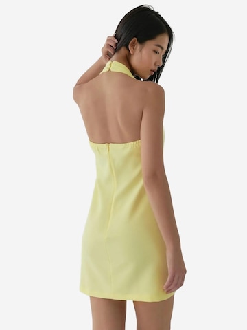 Robe de cocktail Hiccup en jaune