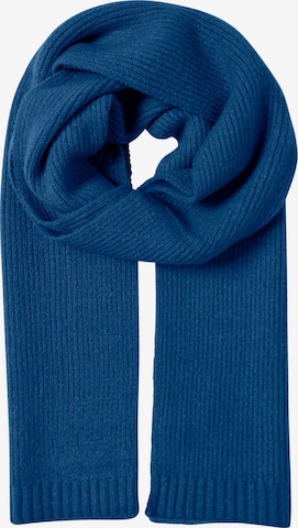 ICHI Sjaal in Blauw: voorkant