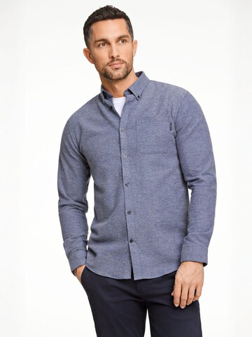 Coupe regular Chemise Lindbergh en bleu