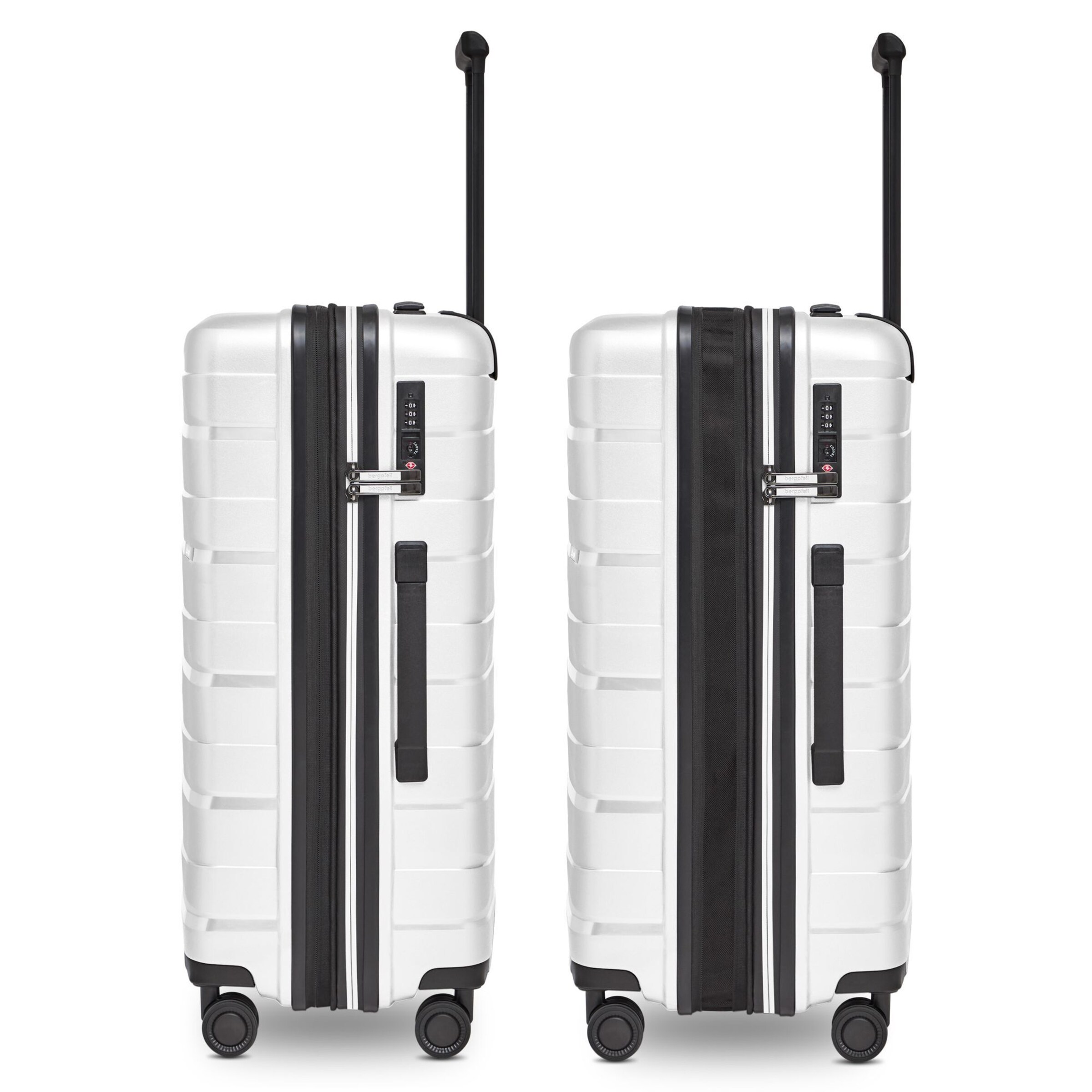 Bergpfeil Suitcase Set in White