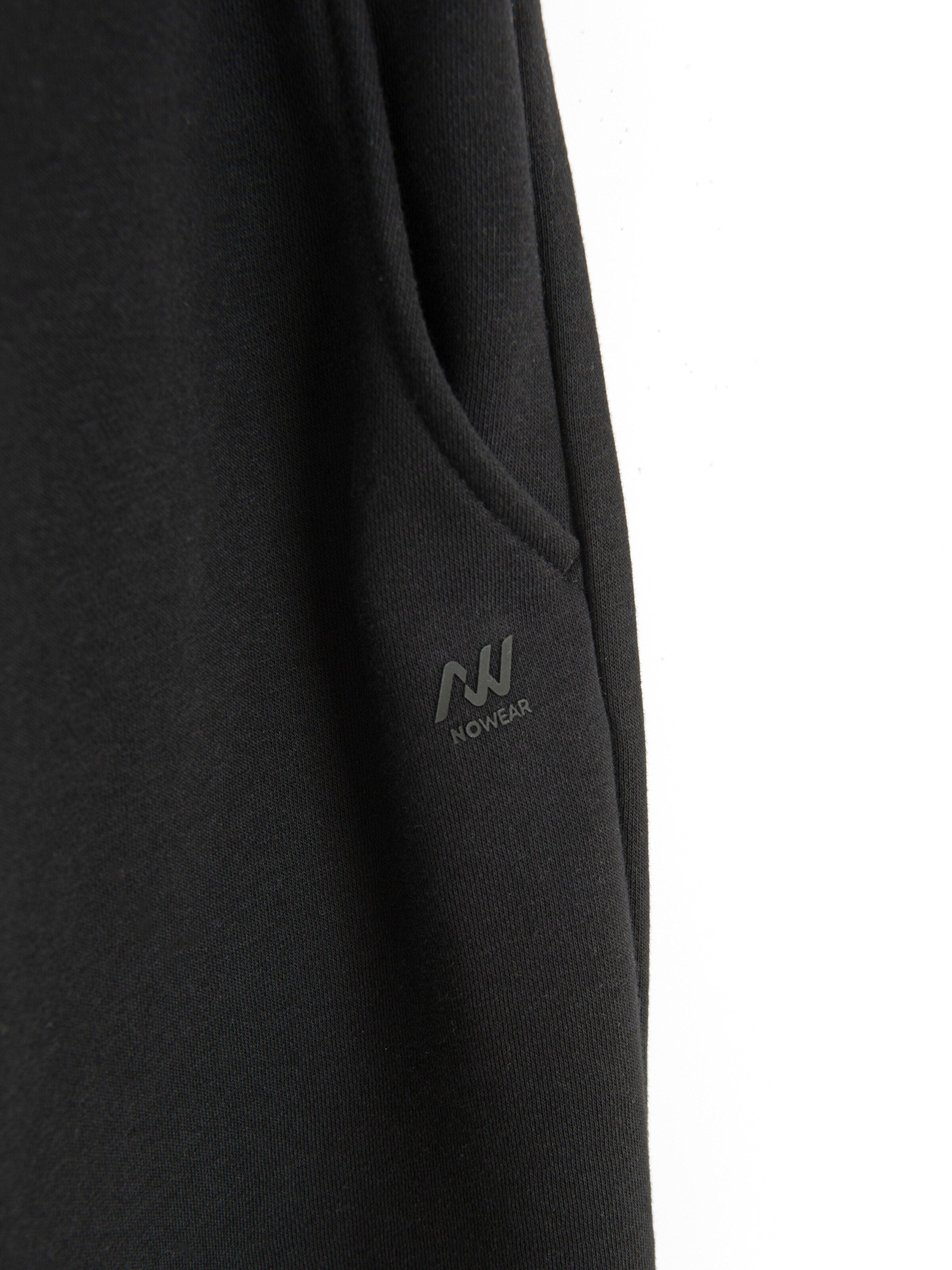 NoWear - Perna larga Calças em preto