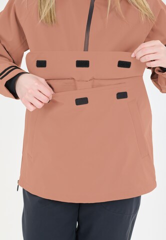 SLOPE Athletic Jacket 'Ruki' in Brown