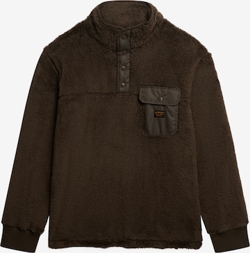 Pull-over Superdry en marron : devant
