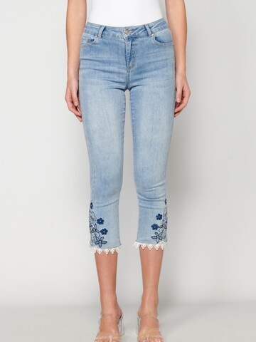 KOROSHI Skinny Jeans in Blau