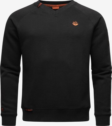 STONE HARBOURSweater majica 'Craig El' - crna boja: prednji dio