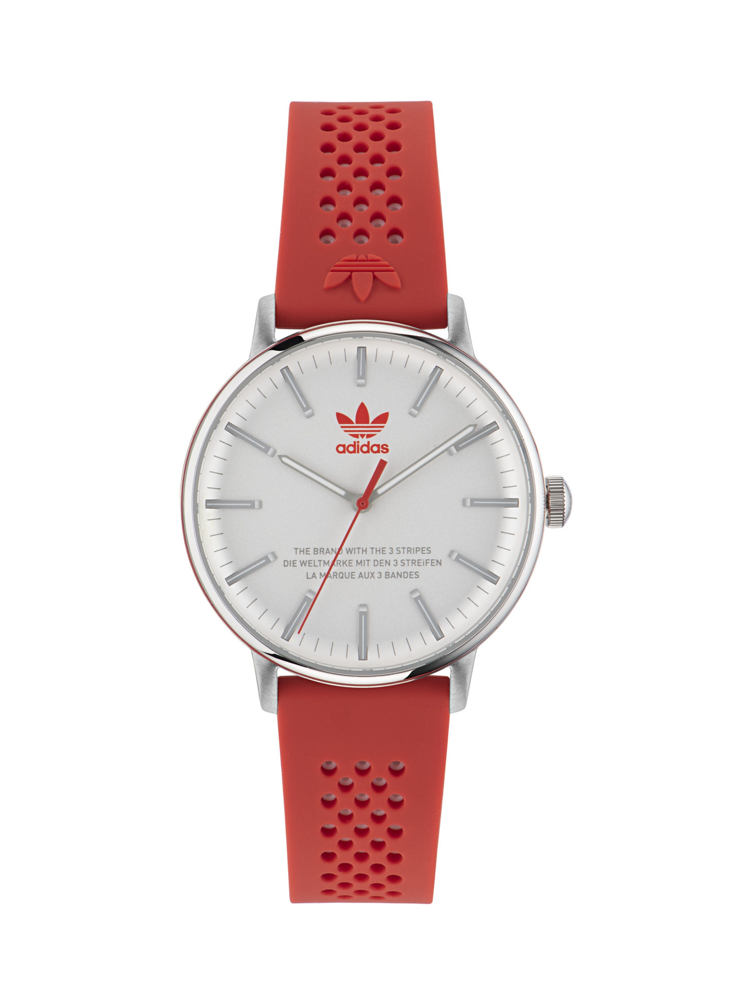 ADIDAS ORIGINALS Analoguhr 'CODE ONE' in Rot: Vorderseite