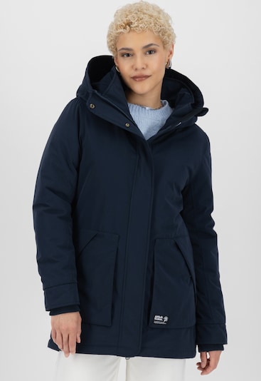alife & kickin Winterjacke 'Flora' in XS in navy, Produktansicht