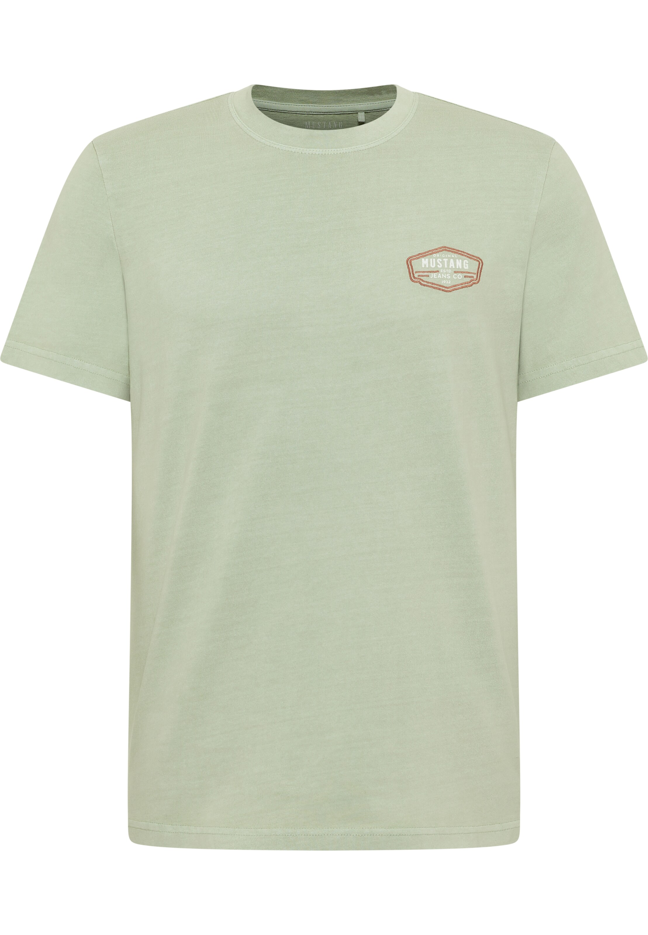 MUSTANG Shirt 'Austin' in Grün: Vorderseite