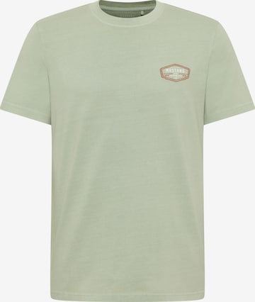 MUSTANG Shirt 'Austin' in Grün: Vorderseite