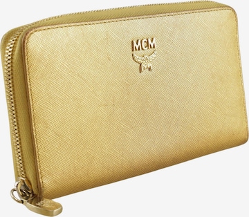 MCM Portemonnaie One Size in Gold: Vorderseite