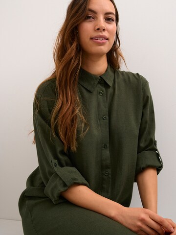 Kaffe Shirt dress 'Milia' in Green