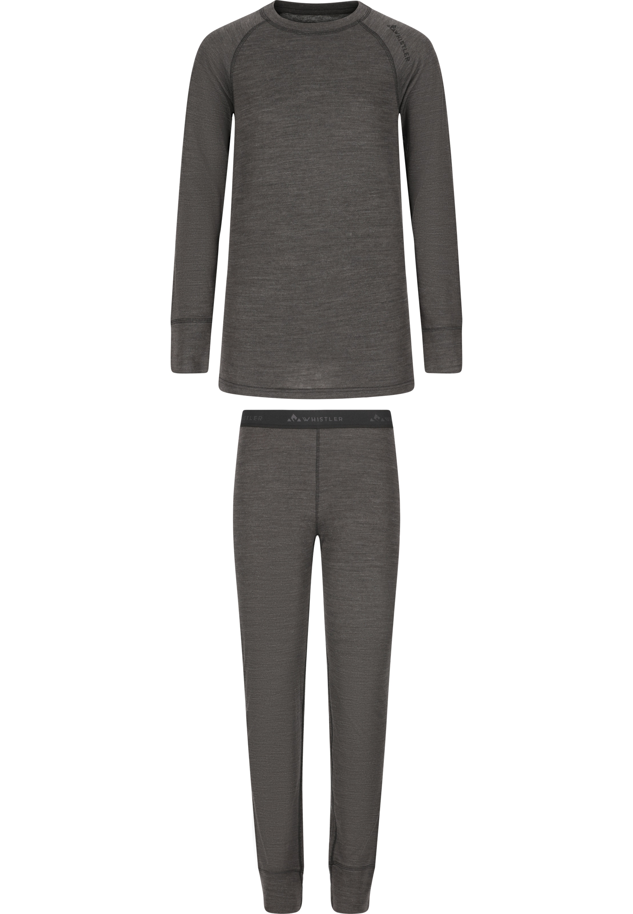Whistler Baselayer-Set 'Farsund' in Grau: Vorderseite