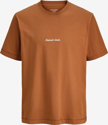 JACK & JONES T-Shirt 'JORNorrebro' in Braun: Vorderseite