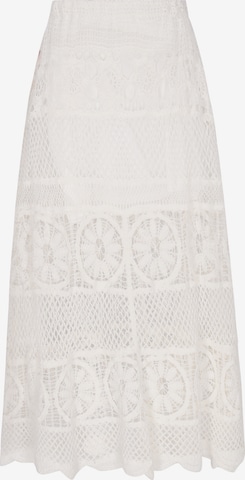 usha FESTIVAL Skirt in White: front