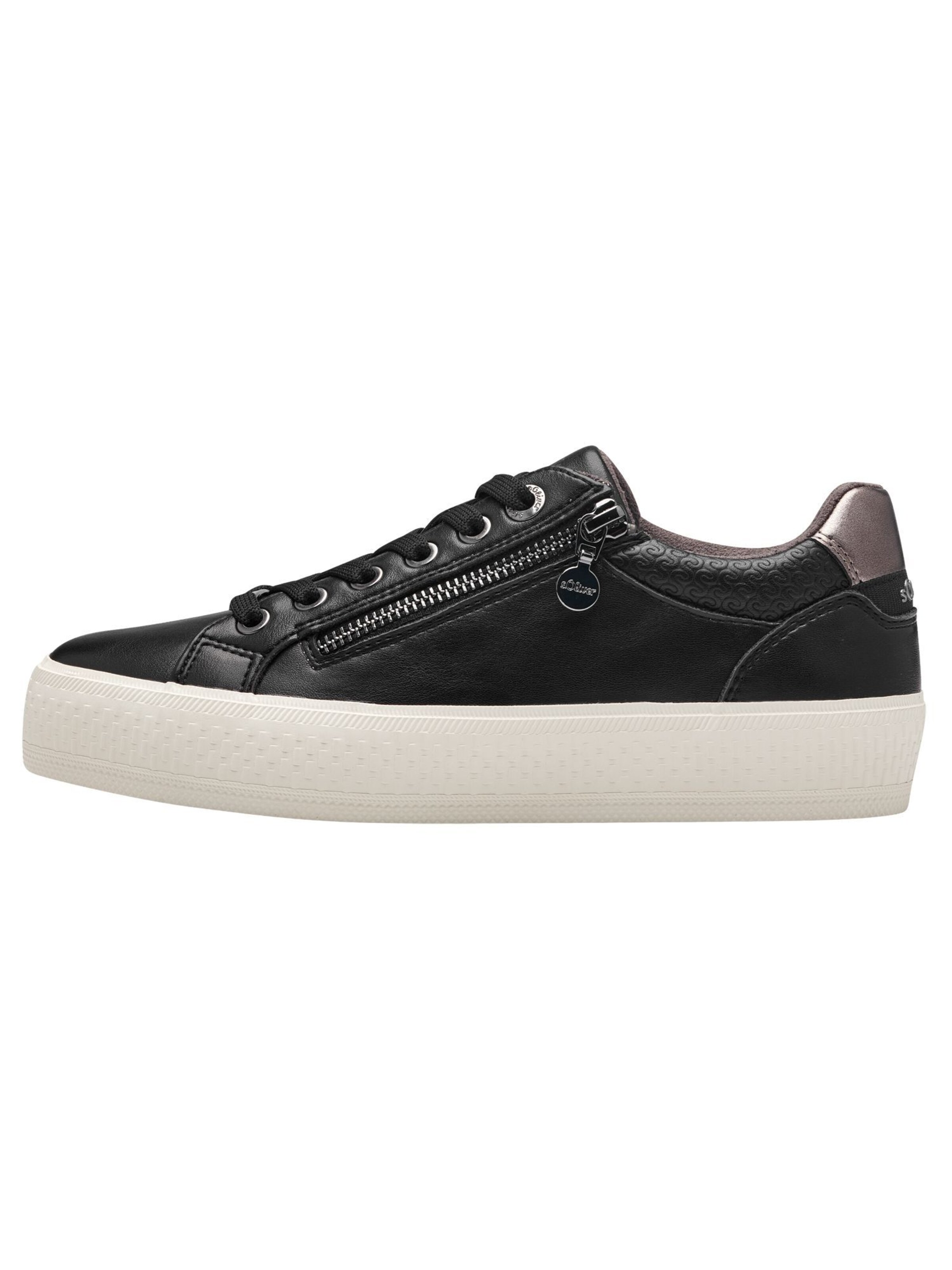 s.Oliver Sneaker in Schwarz