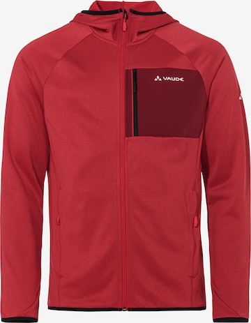 VAUDE Funktionsfleecejacke 'Tekoa' in Rot: Vorderseite