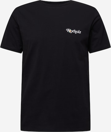 Rotholz T-Shirt in Schwarz: predná strana