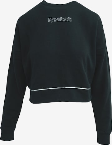 Camicia da donna 'Reebok Piping Crewneck' di Reebok in nero: frontale