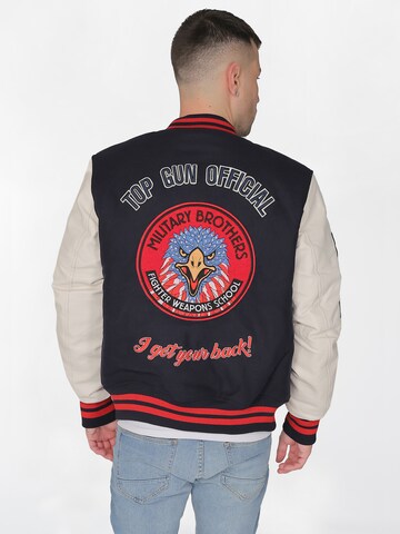 TOP GUN Between-Season Jacket ' TG22015 ' in Blue