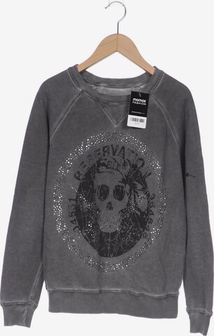 SANSIBAR Sweatshirt & Zip-Up Hoodie in XS in Grey: front