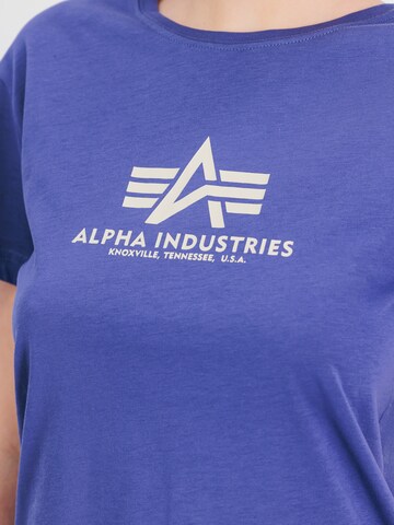 T-shirt ALPHA INDUSTRIES en violet