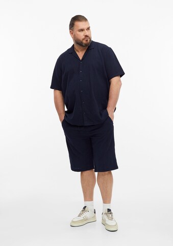 s.Oliver Men Big Sizes Regular Fit Hemd in Blau