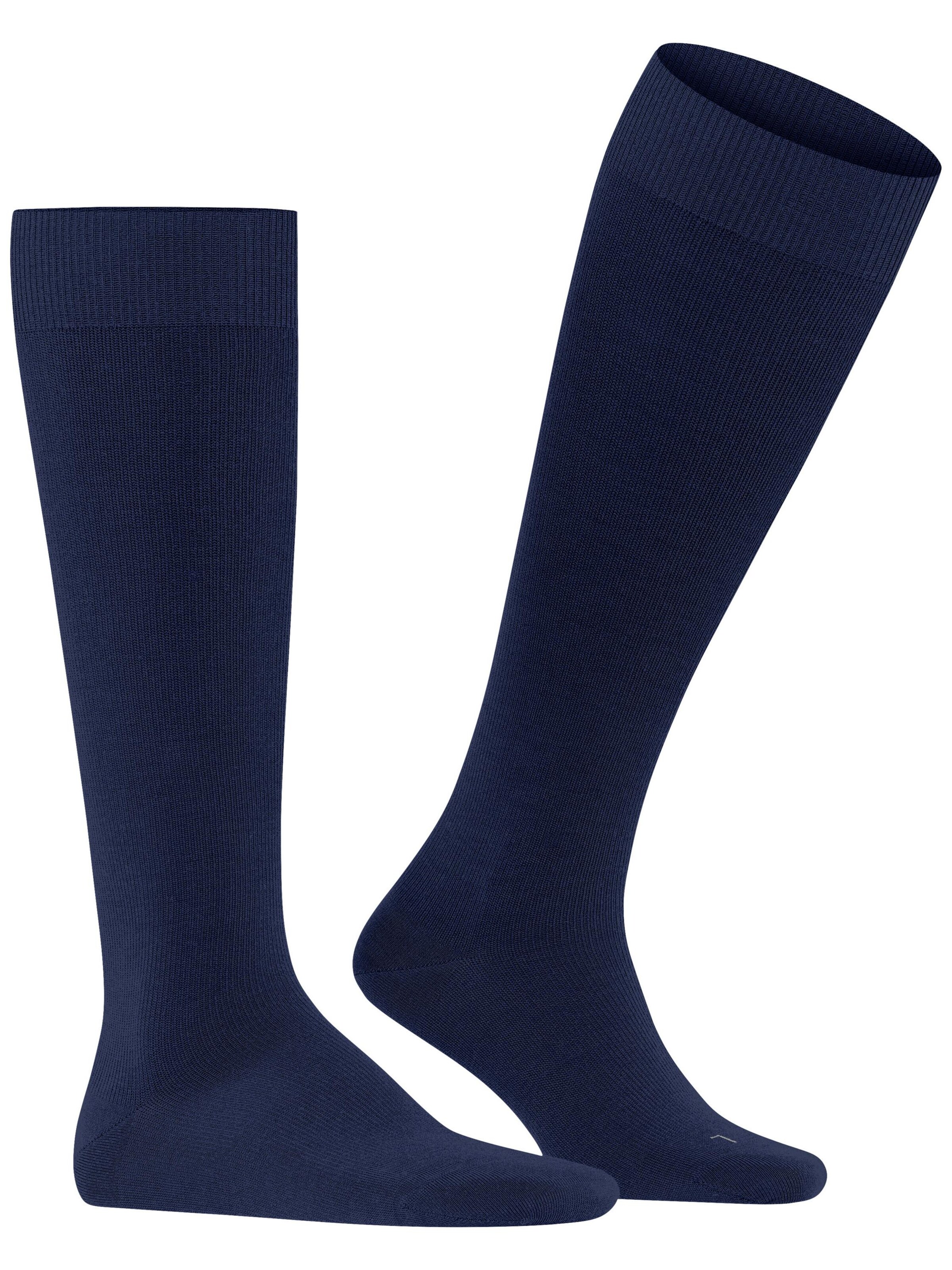 FALKE Kniestrümpfe 'Energizing Wool'‌‌ in Blau