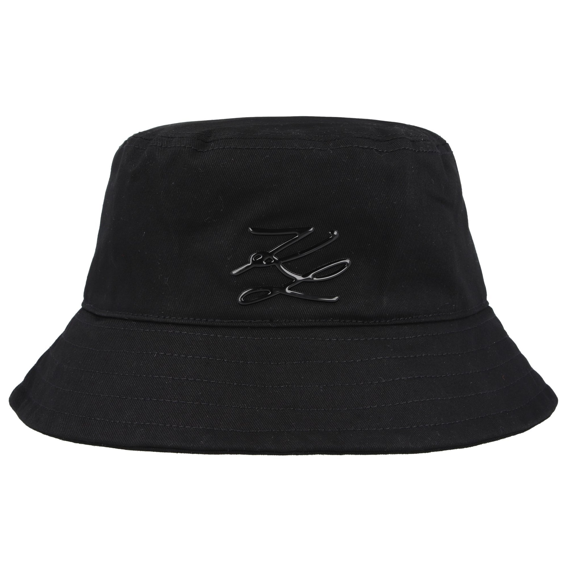 Chapeaux 'Autograph' Karl Lagerfeld en noir : devant