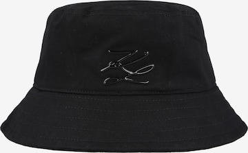 Chapeaux 'Autograph' Karl Lagerfeld en noir : devant