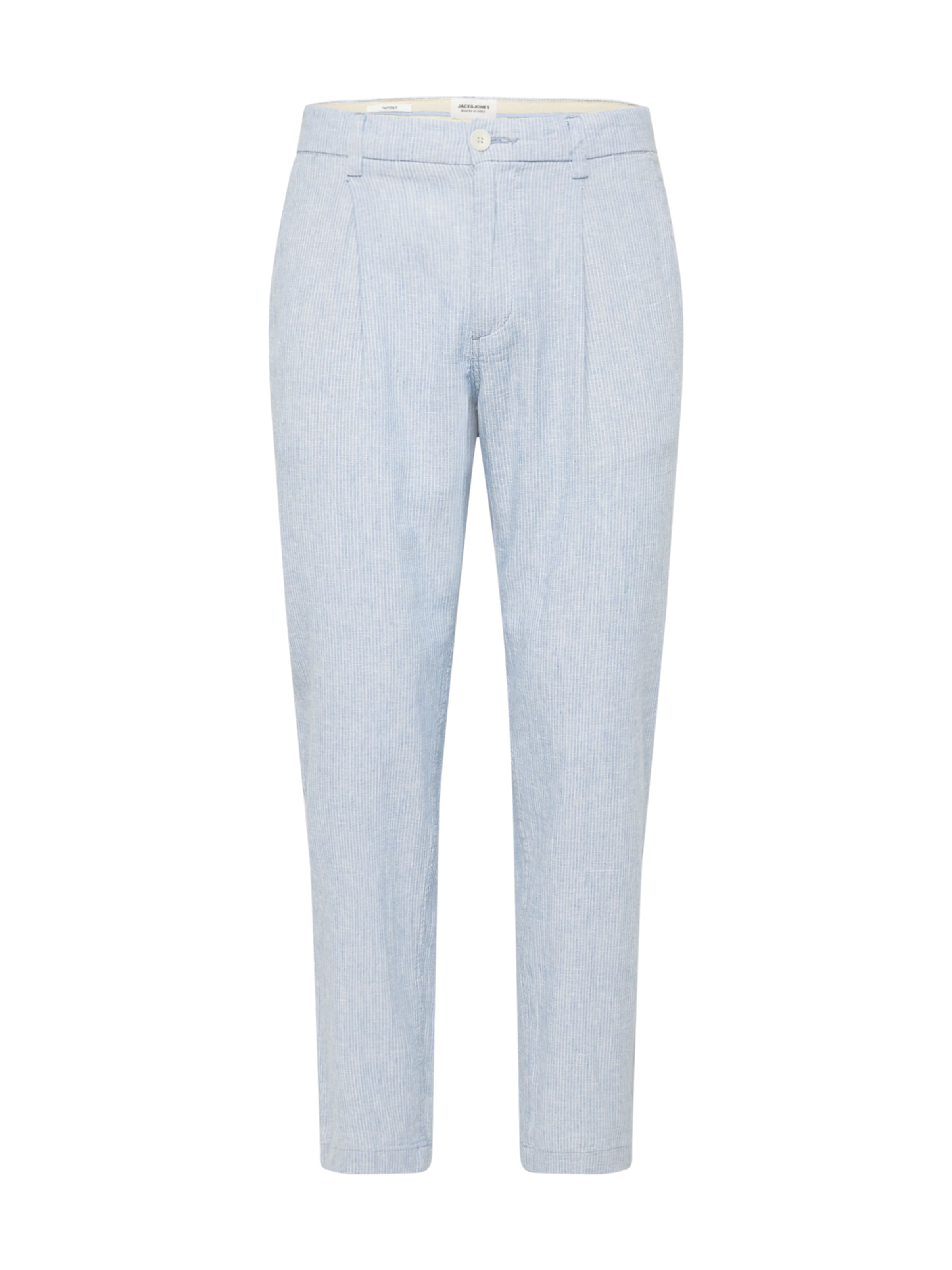 galambkék / fehér JACK & JONES Élére vasalt nadrágok 'BILL CAIRO', Termék nézet