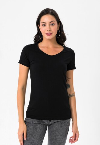 T-shirt Felix Hardy en noir : devant